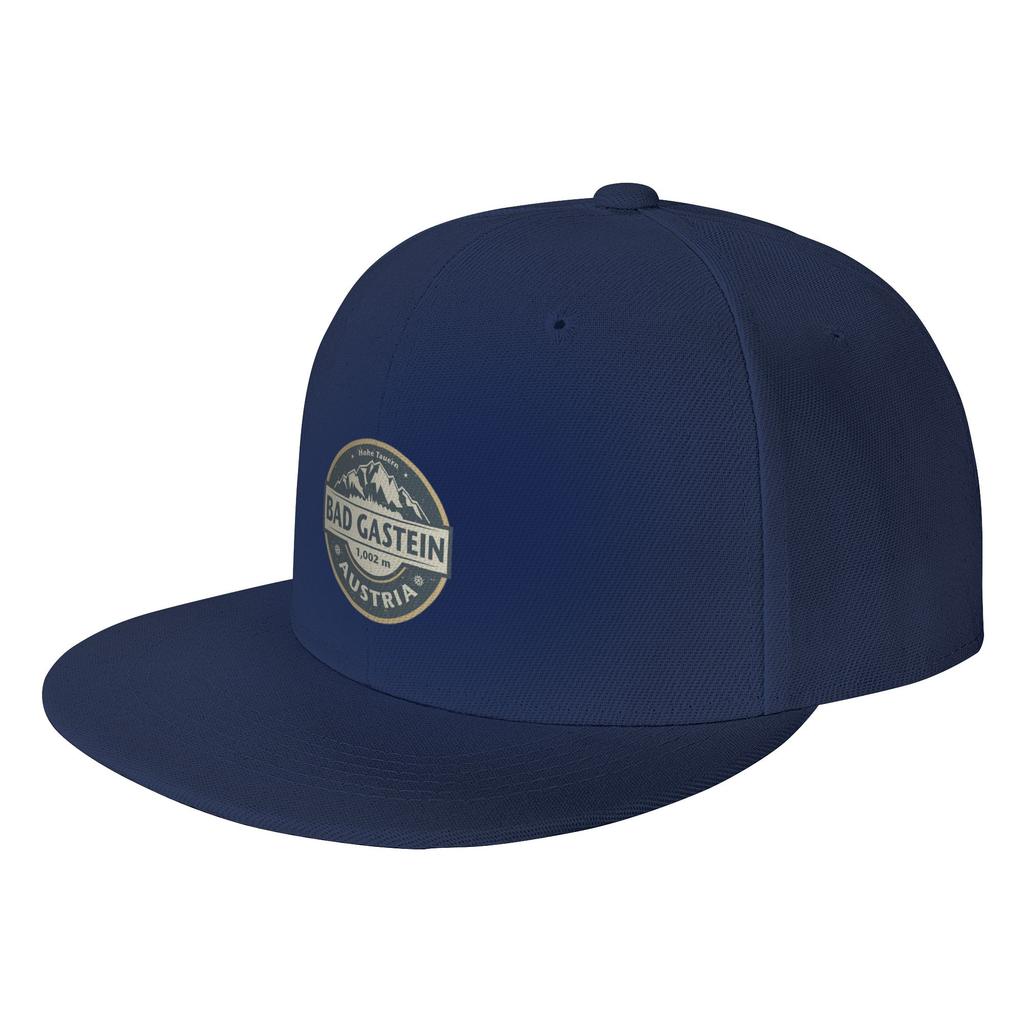Fashion Bad Gastein Austria Flat Brim Sun Hat Unisex Style Caps