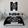 Newcastle United 3-Piece Set Bedding Duvet Cover Set Duvet Cover Pillowcases  (1 * Duvet Cover 2 * Pillowcases, without duvet insert)