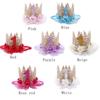 Kids Gift Boys Girls Princess Crown Hair Band 1 Years Old Baby Birthday Hat Flower Headwear