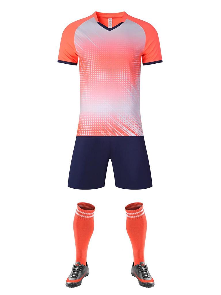 Быстро настраиваемый комплект спортивной формы для взрослых и детей для соревнований по футболу на открытом воздухе.