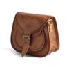 Goatter Leather Casual Sling Bag for Girls and Women. Vintage Cross-Body Bag.