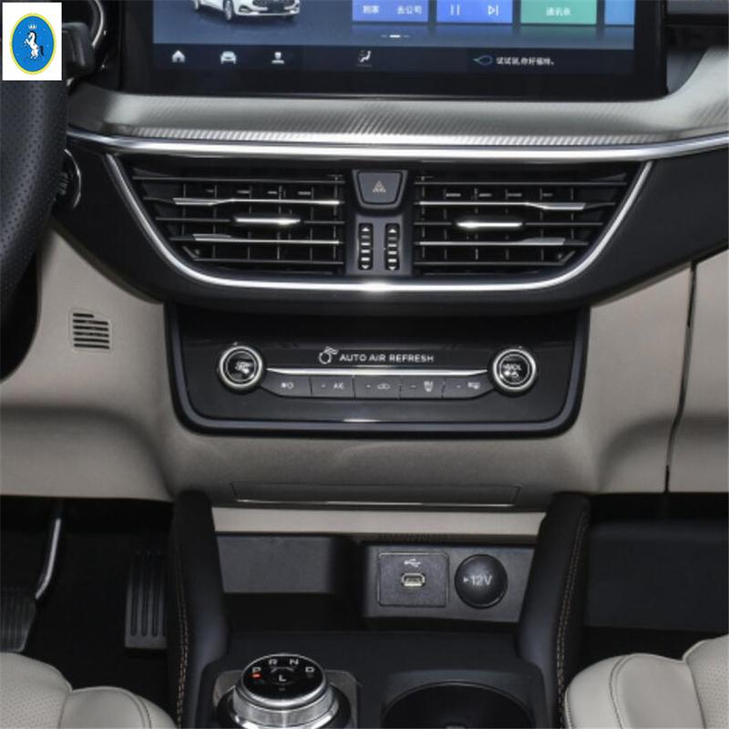 Black Brushed Car Glove Storage Box / Head Control / Pillar A Rear Air AC Cover Trim Accessories For Ford Focus MK4 - 2025