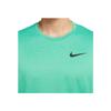 Nike Футболка мужская спортивная повседневная дышащая с коротким рукавом с логотипом цвета морской волны CZ1182-370