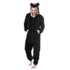 Keanu Mens Gorilla Head Fleece Jumpsuit