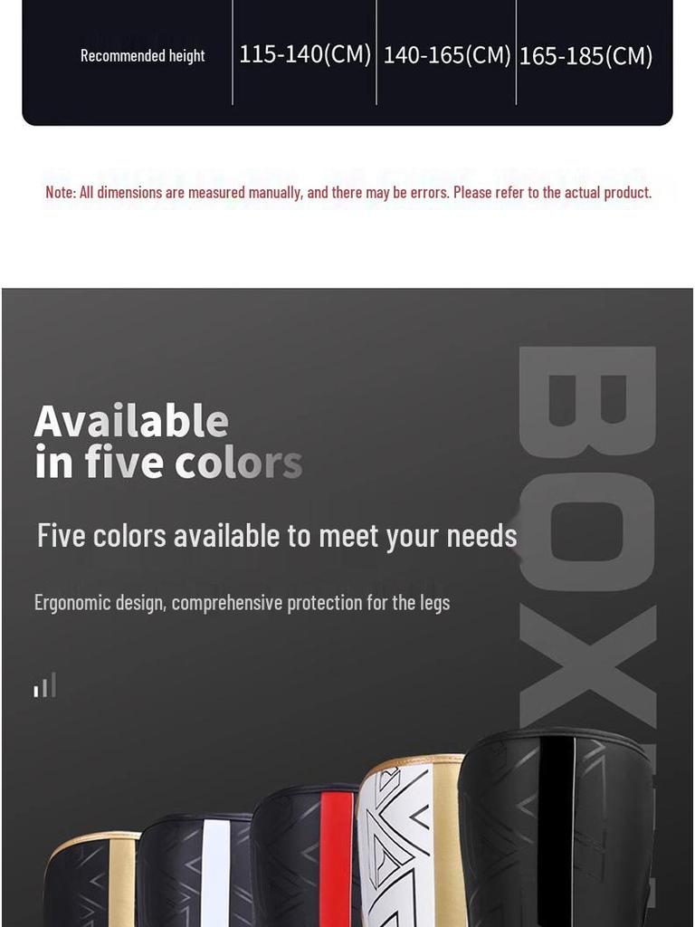 Защита голени и стопы для взрослых и детей для боевых искусств с защитой голеностопа - Идеально для тренировок по боксу, саньда и муай-тай