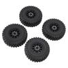 RC Car Tires Rubber Sturdy Remote Control Pickup Truck Wheel Tires Replacement for MN82