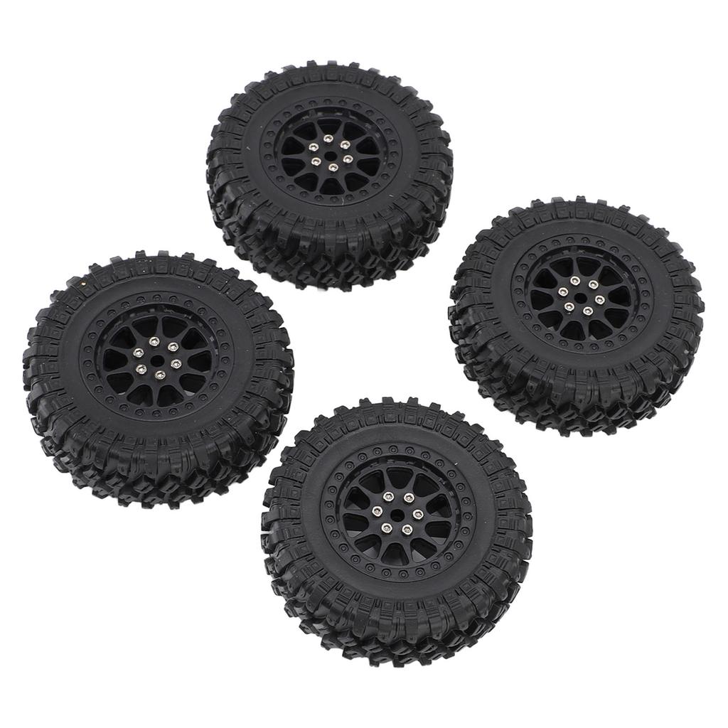 RC Car Tires Rubber Sturdy Remote Control Pickup Truck Wheel Tires Replacement for MN82