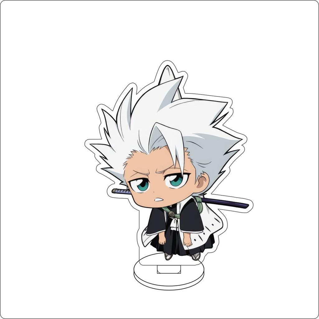 10 см Аниме BLEACH Фигурка Подставка Модель Грэммджоу Джагерджак/Урахара Киске/Куросаки Ичиго Милый Декор для Стола Стоячий Знак Подарки