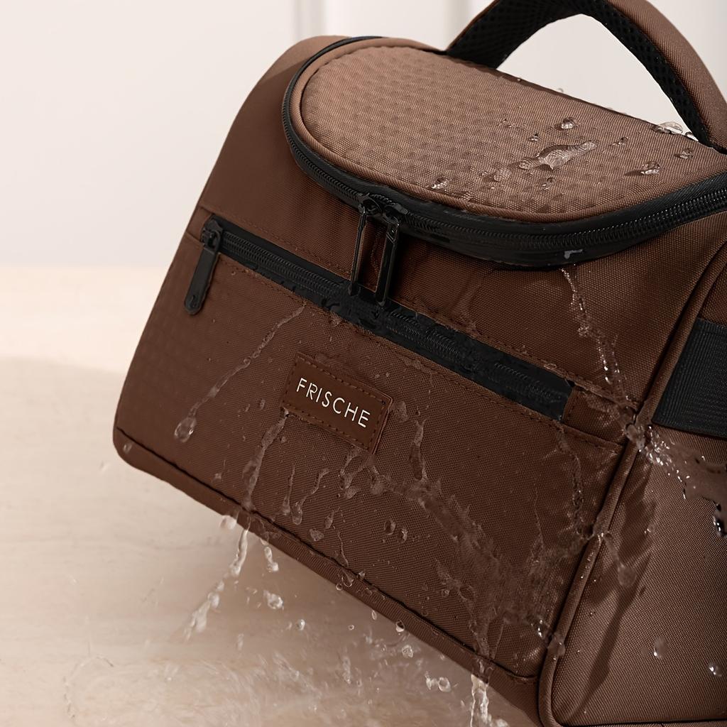 Большая вместительная термосумка для ланча с многослойной молнией, водонепроницаемая полиэстеровая сумка-тоут для ланча, сумка с термоизоляцией