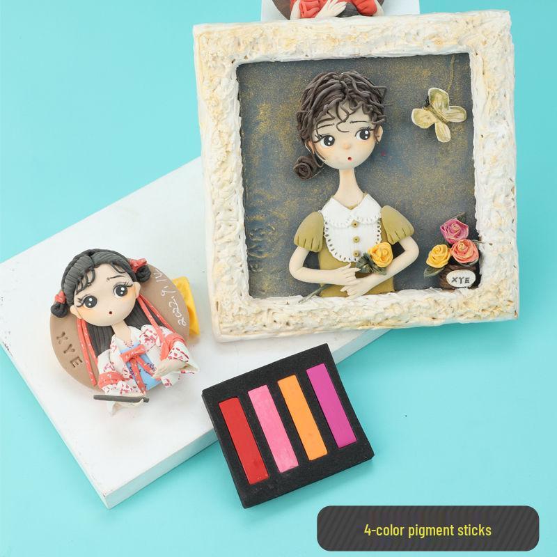 BJD Специальный глиняный порошковый цветной пигмент для росписи кукол