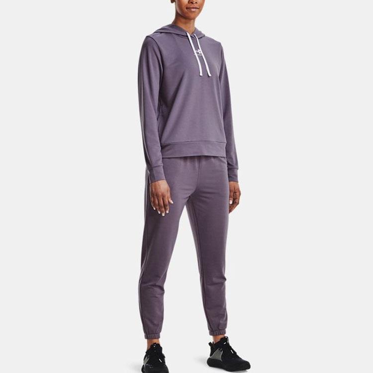 Under Armour Худи Rival Terry для женщин Фиолетовый 1369855-530