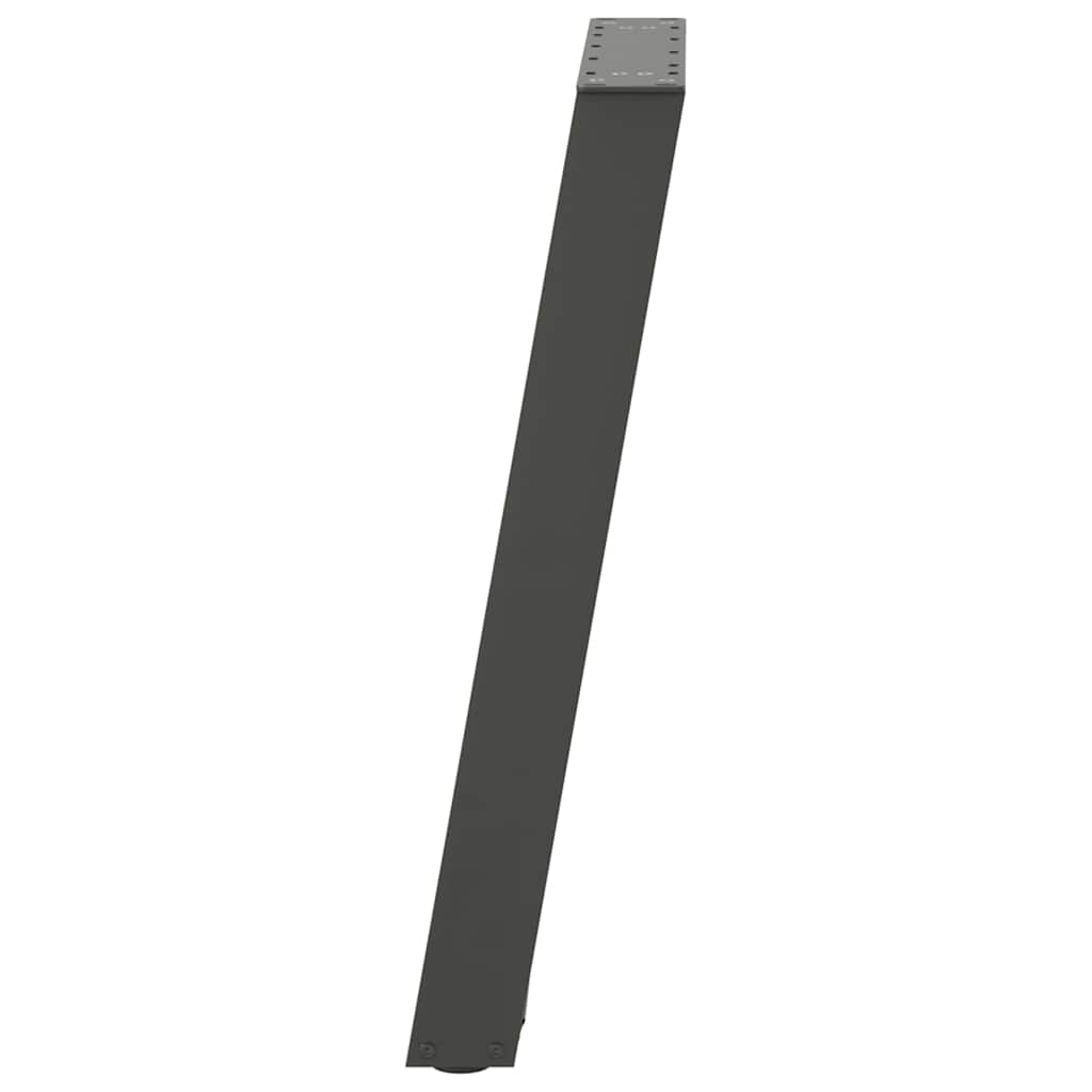 Vidaxl Nogi Do Stołu Konsolowego, 2 Szt., Antracyt, 38X(72-73)Cm, Stal