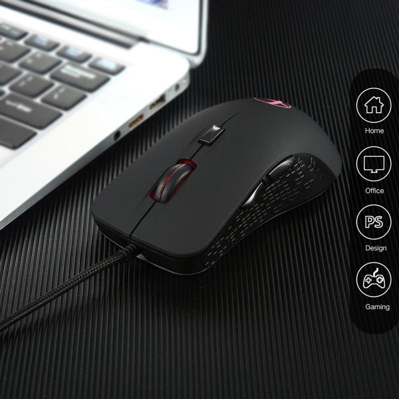 Wired Heating Mouse 6 Buttons Warmer Heated Mouse USB Optical Mice