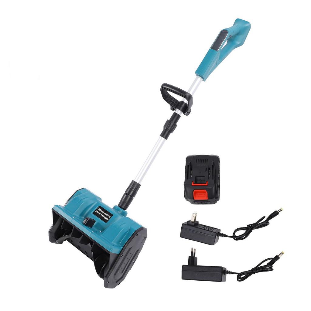 Электрическая лопата для снега шириной 12,5 дюймов, глубиной 6,3 дюймов, 26-футовая аккумуляторная лопата для снега с эргономичной ручкой