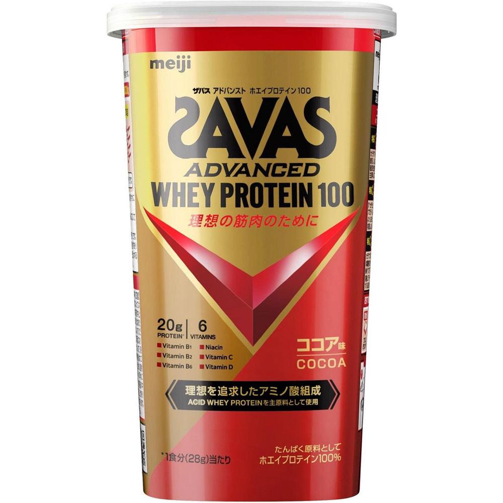 MEIJI Zavas Advanced Сывороточный протеин 100 Вкус какао 280г ZABAS ZABAS