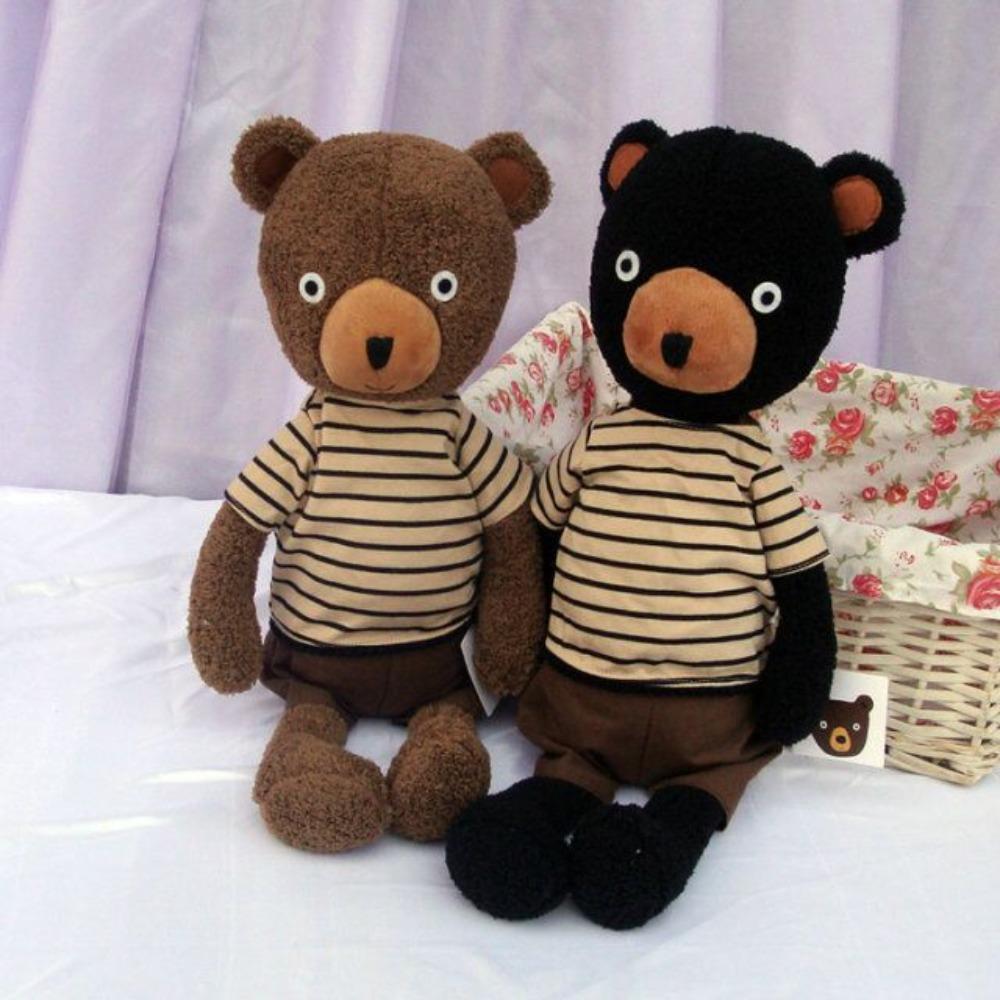 Cartoon Wearing Bear Plush Toys Soft Bear Stuff Doll Plush Pillow Bear Plush Toy  Children's Toys
