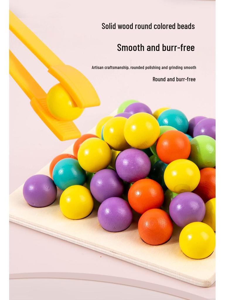 Монтессори Детская игрушка с зажимами - Развивающая игра для концентрации и взаимодействия родителей и детей