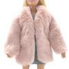 Winter Dress Doll Overcoat Casual Wear Doll Plush Coat Children Gifts Doll Clothes  BJD Doll
