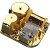 Музыкальный механизм на 18 нот для DIY музыкальной шкатулки, Ода к радости, Золотой часовой музыкальный механизм