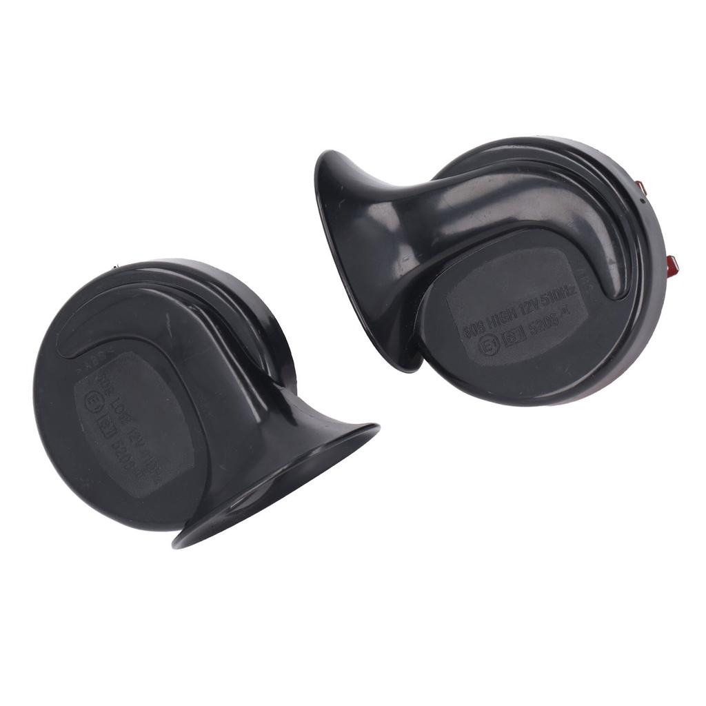 Pair of DC 12V Car Horn Kit Waterproof Super Loud 130db Air Electric Snail Horn for Truck Car