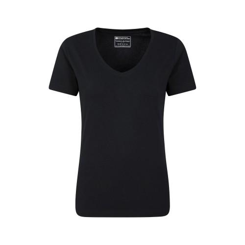 Mountain Warehouse Womens/Ladies Basic Plain V Neck T-Shirt