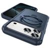 For iPhone 17 Pro Shockproof Case TPU+PC Phone Cover Compatible with MagSafe Rotating Kickstand