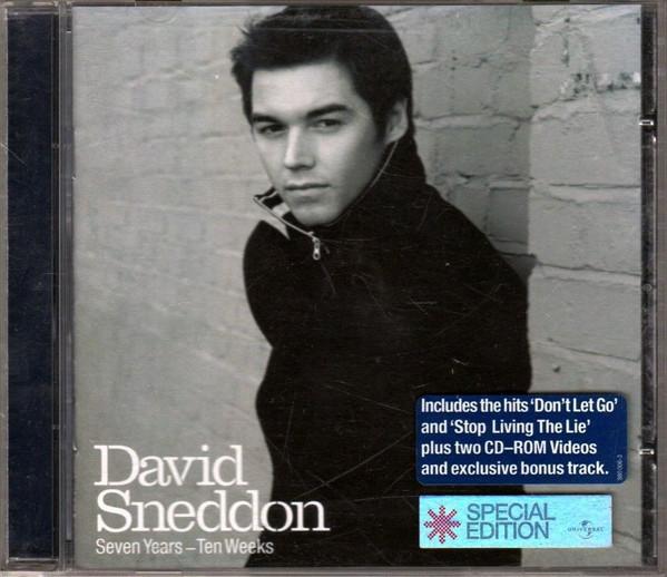CD ДЭВИД СНЕДДОН Seven Years Ten Weeks 9800063 fontana 2003 Европа Рок Б/у