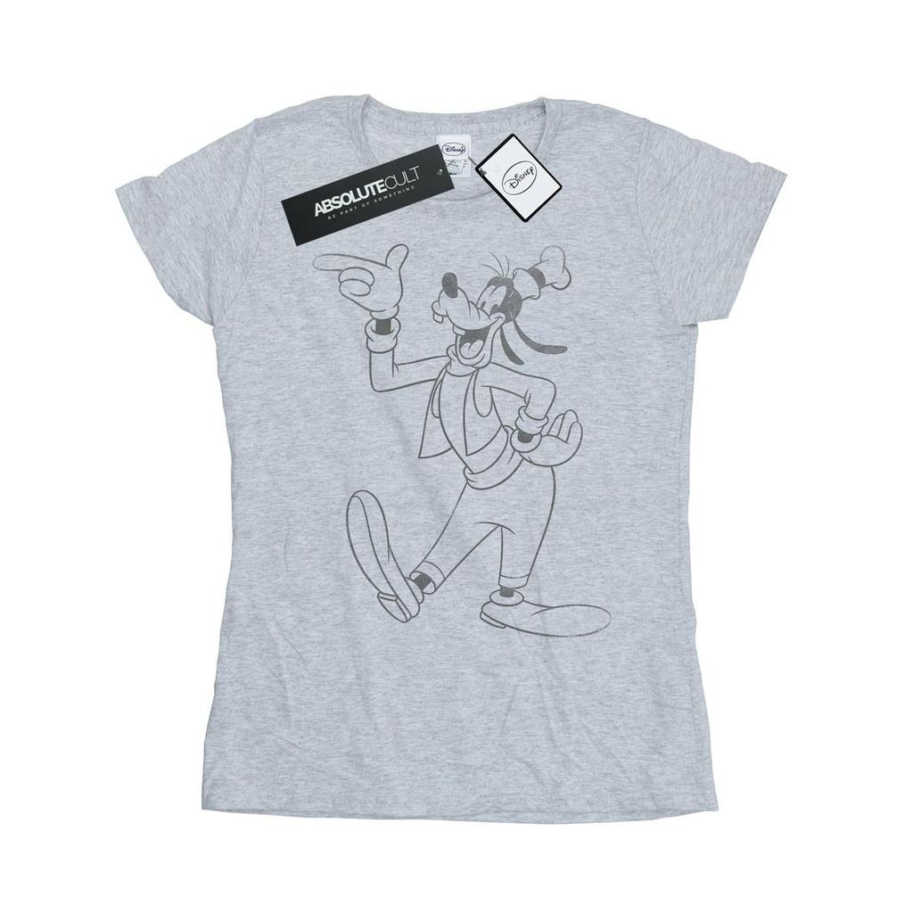 Disney Womens/Ladies Goofy Classic Baseball Cotton T-Shirt