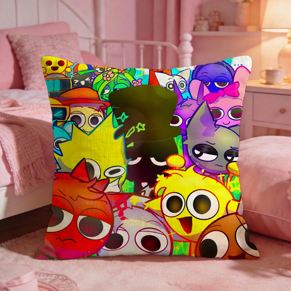 SSprunkis Classic Game Cushion Cover Premium Comfort Reversible Pillow Cove Two In One Design For Any Room Car Interior