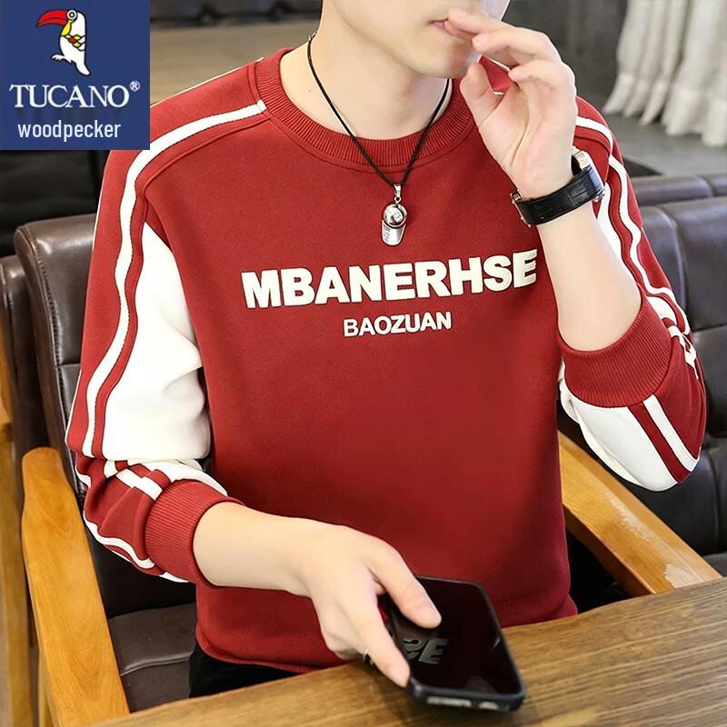 TUCANO Men's Casual Loose Crewneck Sweatshirt