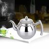 Roamtic Fashion Kitchen Pot Filter Steel Tea Infuser Strainer Kettle Loose 0.8/1L Stainless Coffee Jug