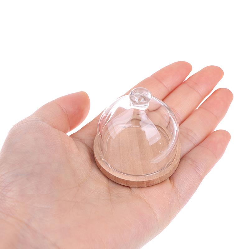 1:12 Миниатюрная кукольная банка для конфет, стеклянный поднос для десертов и фруктов, игрушка для декора кукольного домика