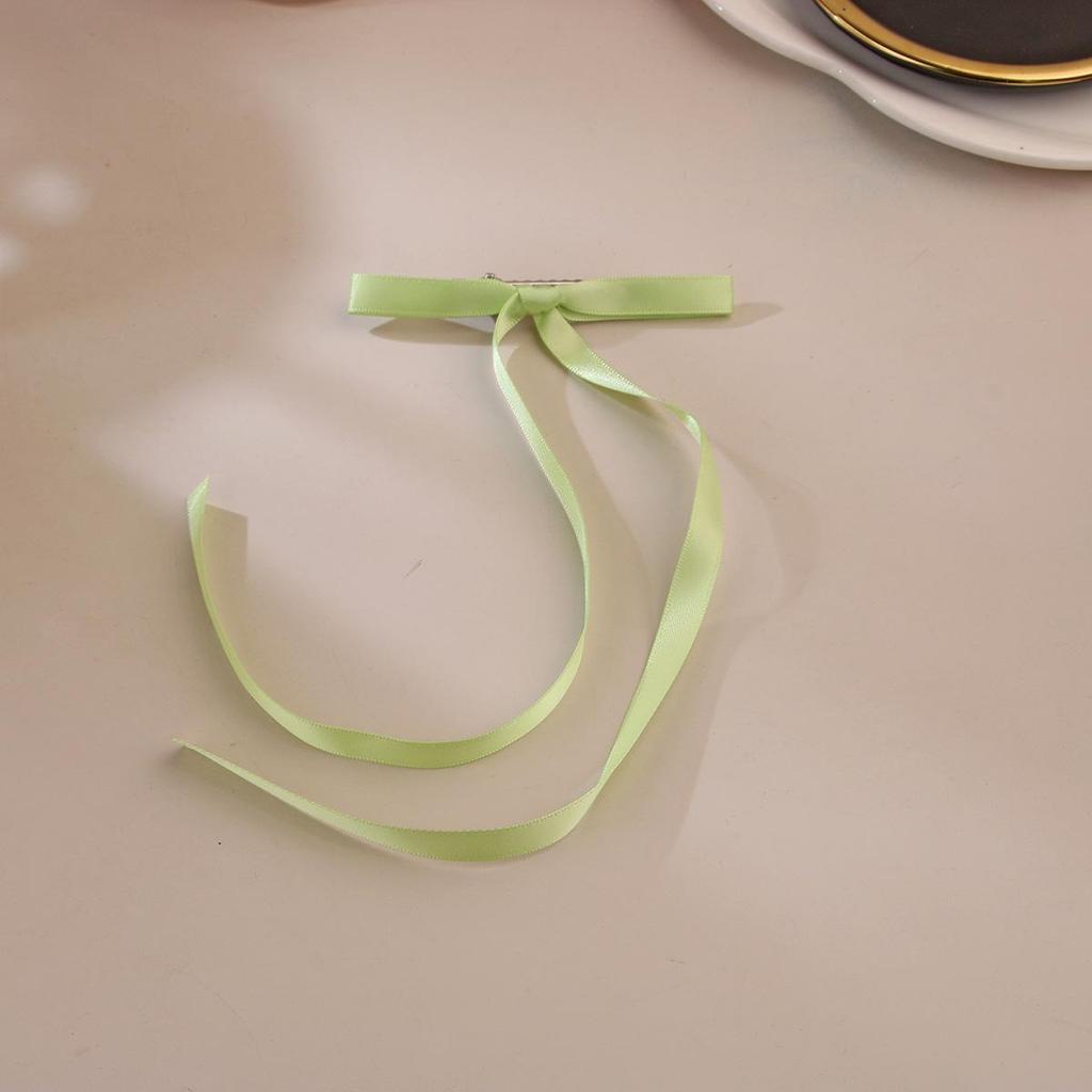 Заколка-уточка с бантом в балетном стиле 4 см: Дофаминовый Сладкий Плетеный Аксессуар для Волос