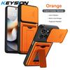 KEYSION Сумка-кошелек Чехол для телефона для Motorola MOTO G86 G67 G57 Power G56 5G Слайдер Защита камеры Подставка Ударопрочный чехол