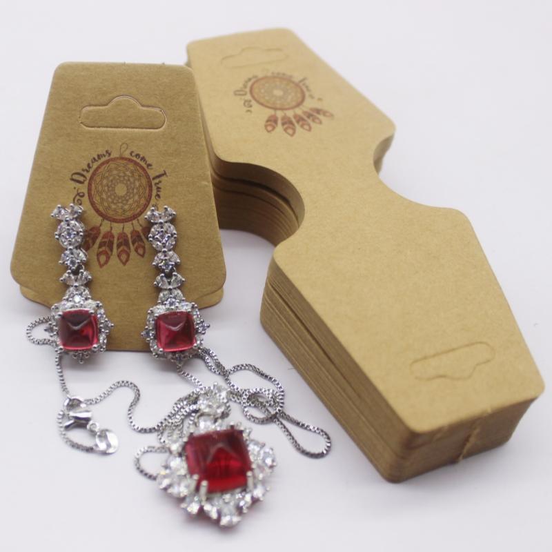 4,5x12 см набор из 50 украшений бумажная карточка ожерелье/браслет/аксессуар для волос этикетка для демонстрации