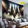 2D Smoky Dramatic Stage Backdrop Photography Background Banner