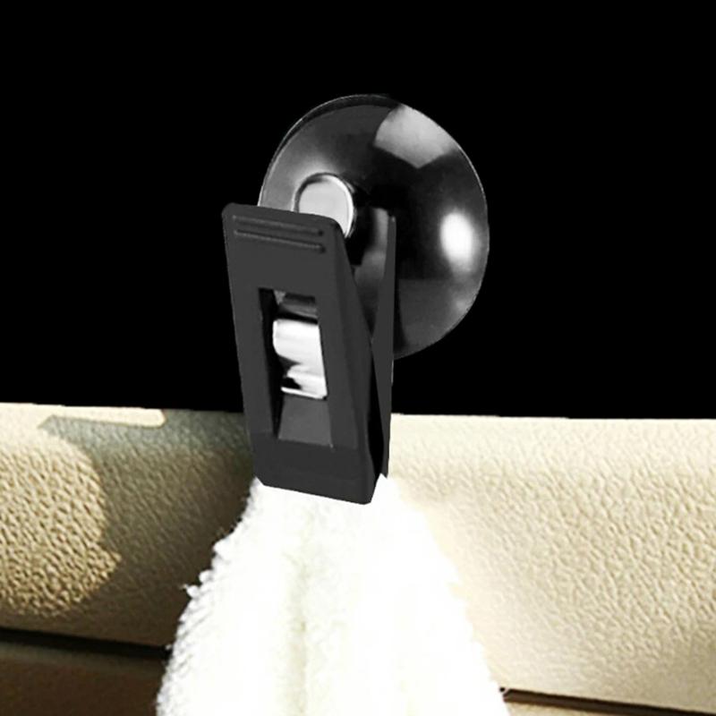 1 пара зажимов для крепления на окно салона автомобиля, пластиковый зажим на присоске, съемный держатель для солнцезащитного козырька, занавески, полотенца