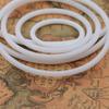 12Pcs Dreamcatcher Frame Set 16Cm White Plastic Circles for DIY Craft Projects Mandala Wall Art Dreamcatcher Plastic Ring