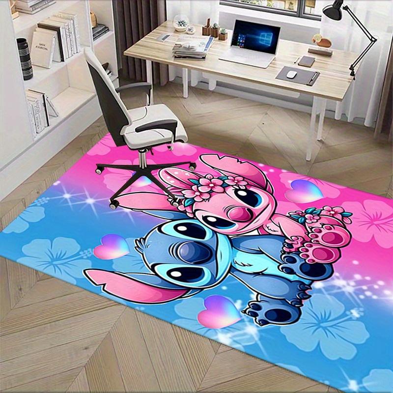 Office Rug Stitch, Love theme 3D Printed Anti-Slip Rug-Machine Washable for Living Room
