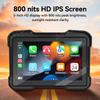 VENBES 5" Motorcycle Carplay Display Wireless Android Auto Carplay GPS Navigation USB Type-C Fast Charging