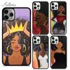 Черный чехол для телефона Girls Magic для iPhone 11 12 13 14 Pro Max mini X XR XS SE 2020 6S 7 8 Plus Samsung Galaxy S21 S22 Cover shell