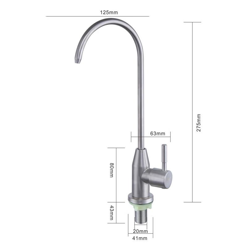 OEING 304 Stainless Steel Hot Water Purifier Faucet