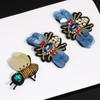 Beaded Rhinestone Apparel Sewing & Fabric Sew On Patch Bee Badge Sequin Patches Crystal Applique