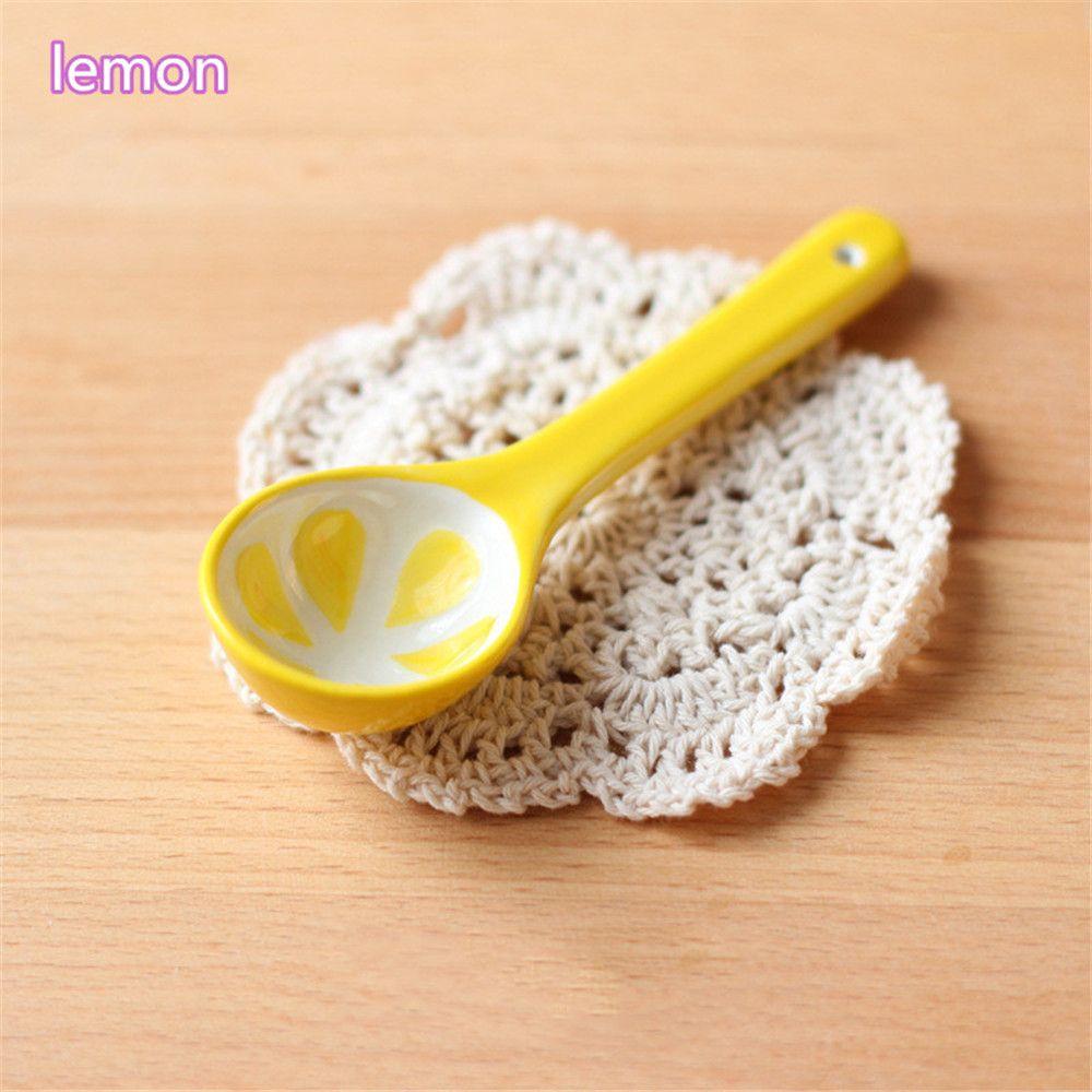 Tableware Coffee Spoons Dessert Spoons Fruit Shape Teaspoons Spoon Cartoon