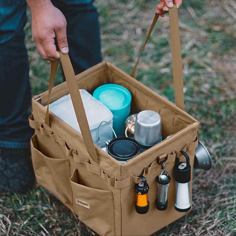 TOMSHOO Сумка для инструментов для кемпинга, складная сумка для хранения инструментов для кемпинга, коробка, кейс для переноски