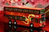 Tiny City Scale KMB Bus Volvo Olympian 11m 2001 Year of the Rabbit Diecast Model Car 1/110 Double-Decker