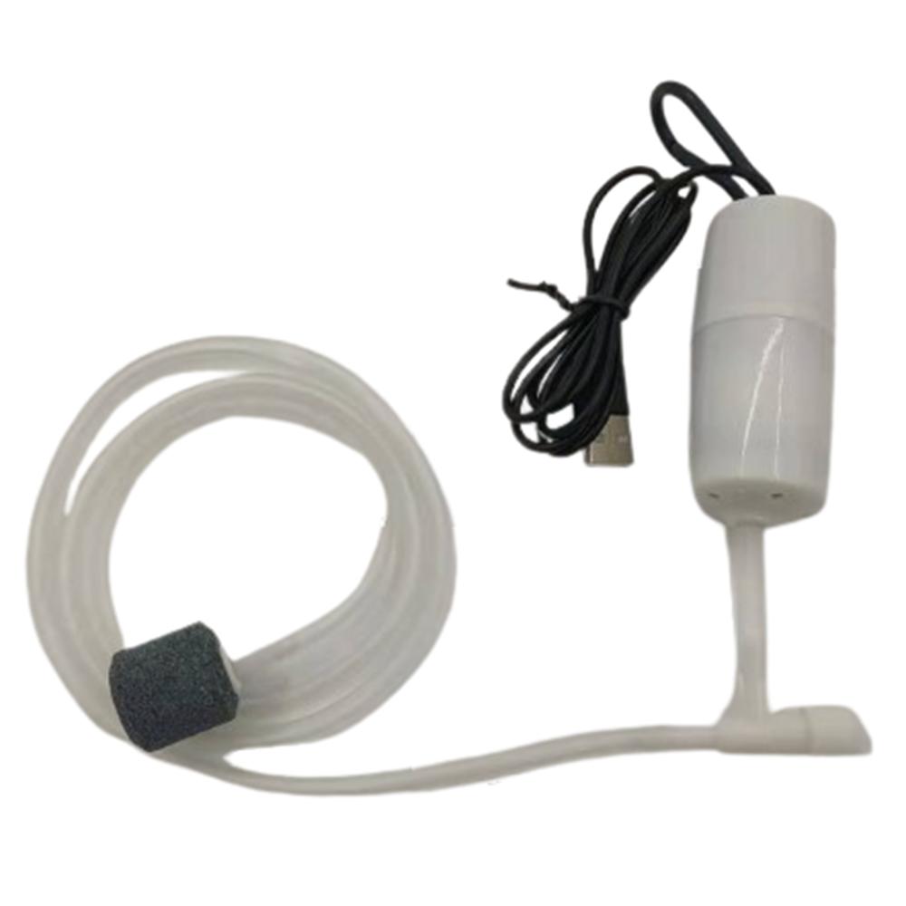 Регулируемый насос для аквариума с кислородом и воздухом, бесшумный USB-зарядный фильтр для террариума, противоскользящий бесшумный аэратор для аквариума с кислородом