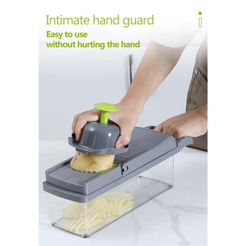 14/16 in 1 Multifunctional Vegetable Chopper Onion Chopper Handle Food Grate Food Chopper Kitchen Vegetable Slicer Dicer Cut