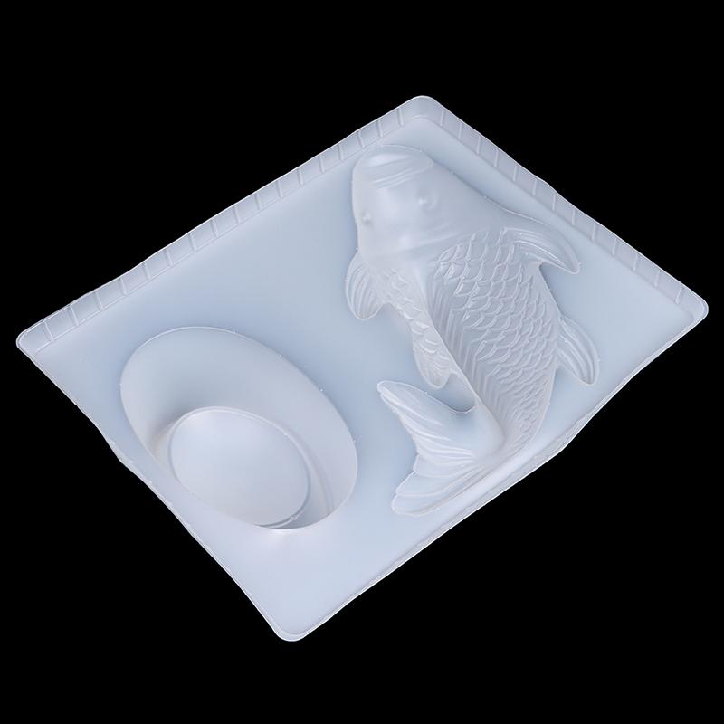 1 шт. креативные силиконовые формы для карпа кои, 3D формы для изготовления мыла, инструменты для выпечки «сделай сам»