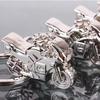 Gifts Mini Motorcycle Motor Shape Key Rings Key Chain Cool Car Key Ring 3D Motorcycle Design